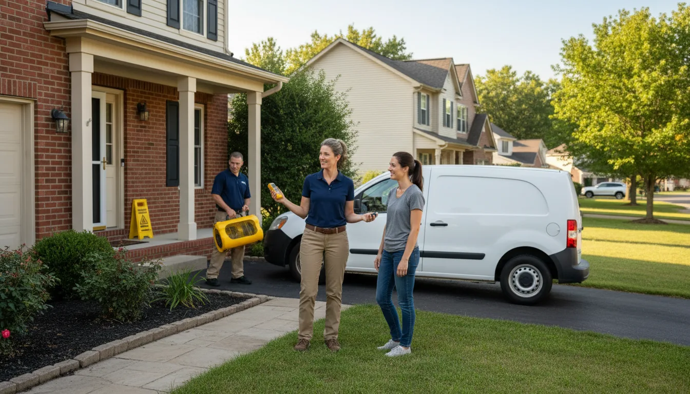 Water restoration image for Home Water Damage Repair in Wilton, AR
